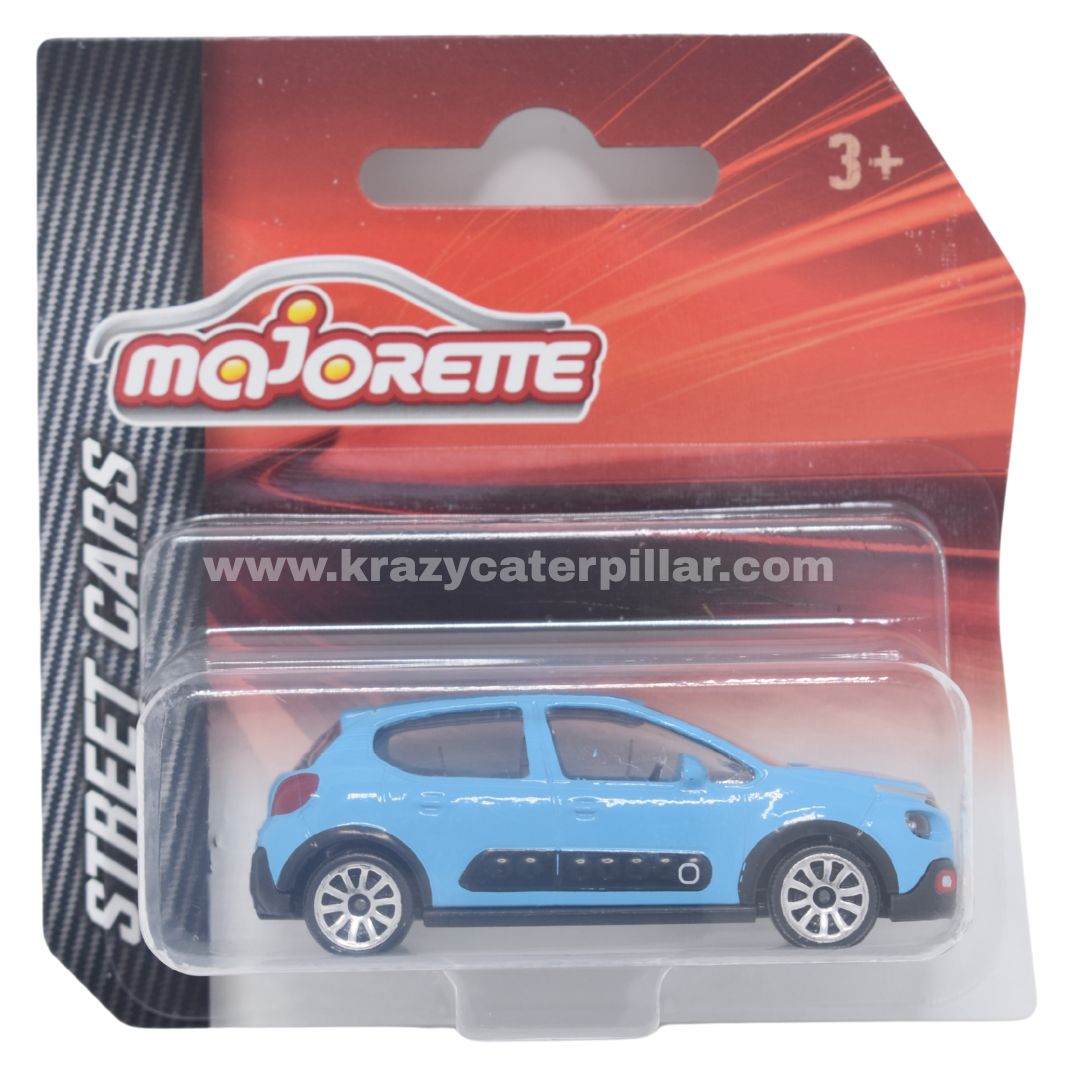 Majorette Street Cars: Citroen C3 - Blue 1:64