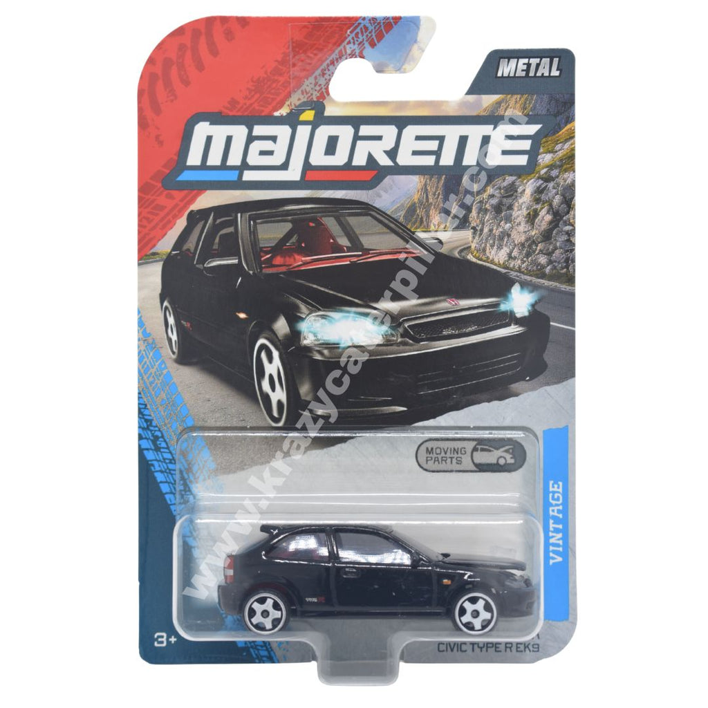 Majorette: Vintage Cars - Honda Civic Type EK9 Black