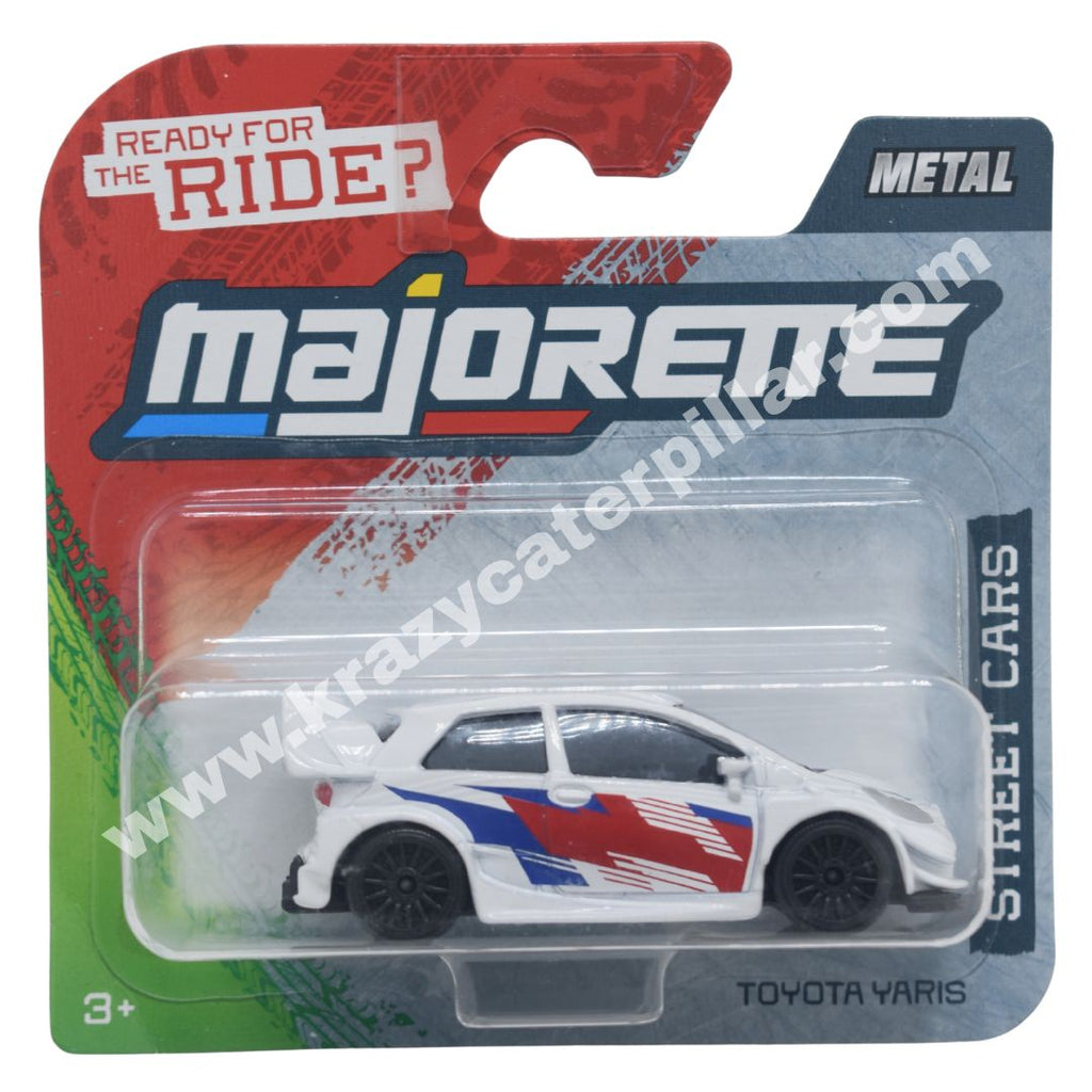 Majorette: Street Cars - Toyota Yaris - White