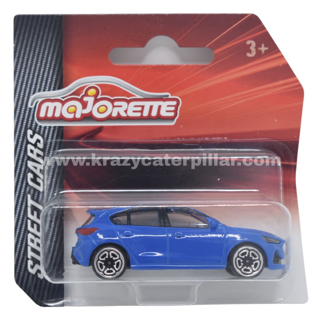 Majorette Street Cars: Ford Focus ST - Blue 1:64