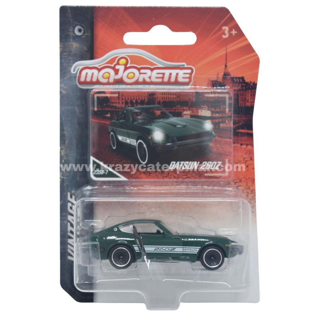 Majorette Vintage Cars: Datsun 260Z - Green 1:64