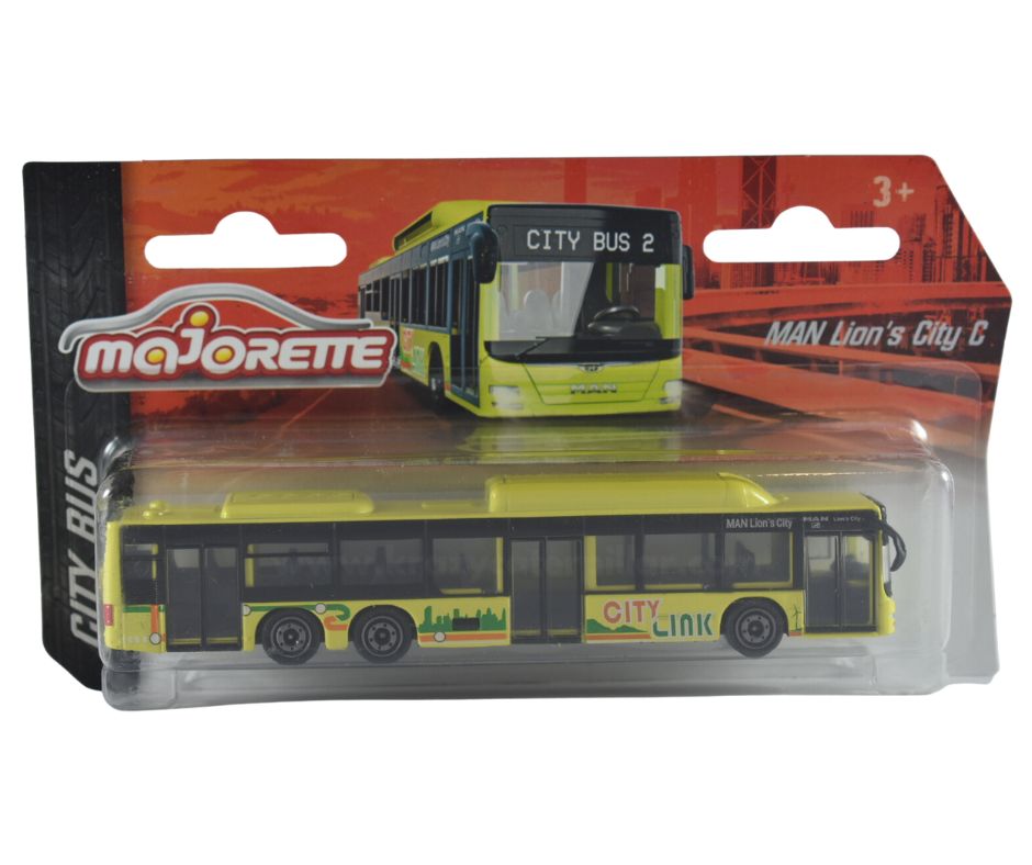 Man Lion's City C: City Bus-Yellow - City Link | Majorette