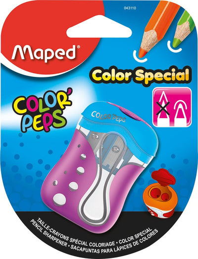Maped Color'pes 2 Holes Pencil Sharpers - Purple