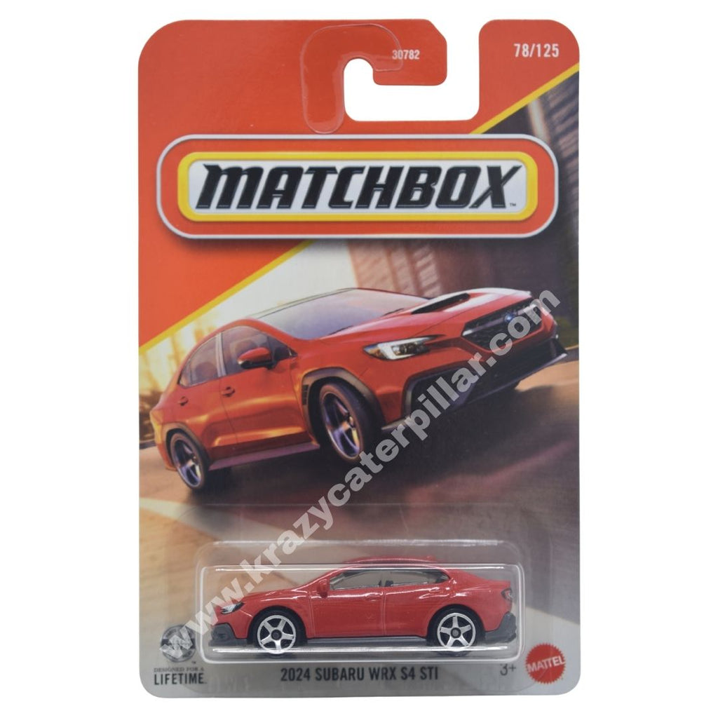 Matchbox: 2024 Subaru WRX S4 STI - Red