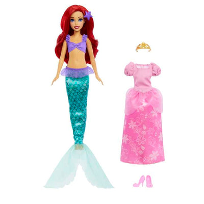 Disney Princess Toys, Ariel 2-In-1 Mermaid To Princess Doll