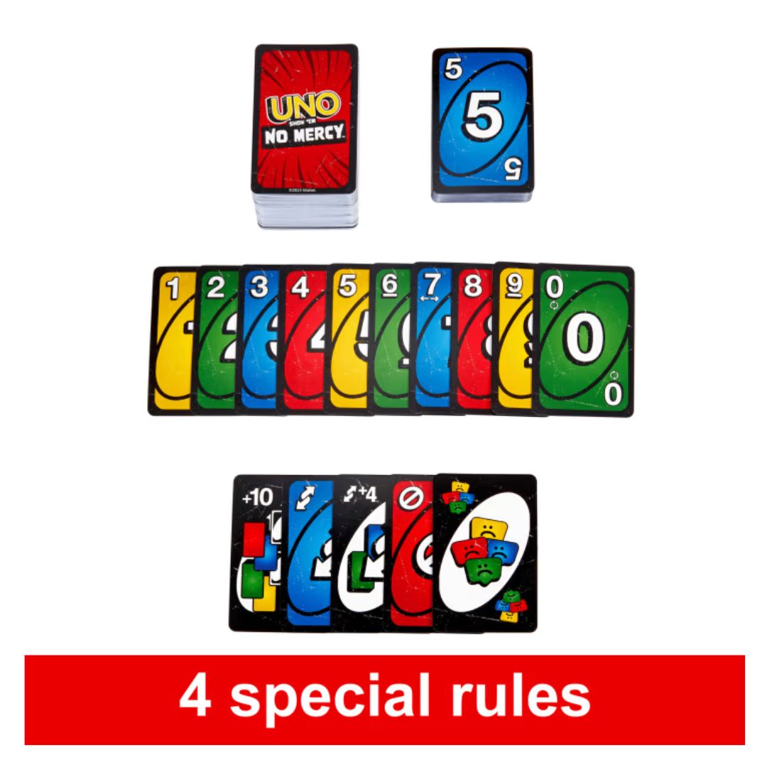 Mattel UNO Show ‘Em No Mercy Card Game