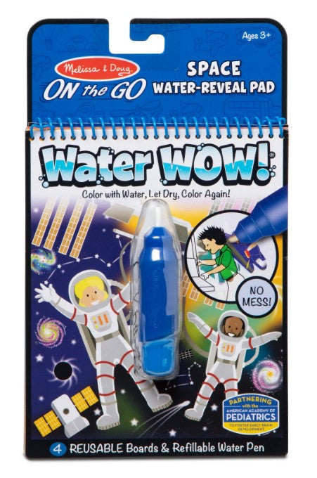 Melissa & Doug Water Wow! Space Water-Reveal Pad – On the Go Travel Activity