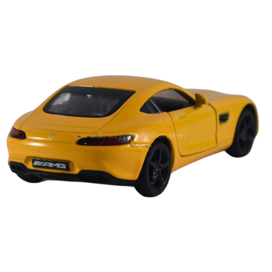 Super Fast City Car : Mercedes AMG GT-S - Yellow Die-Cast Scale Model (1:32)