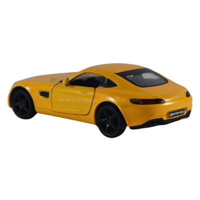 Super Fast City Car : Mercedes AMG GT-S - Yellow Die-Cast Scale Model (1:32)