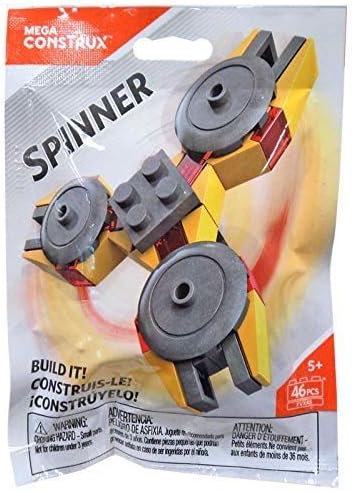 Mega Construx Spinner Yellow & Grey