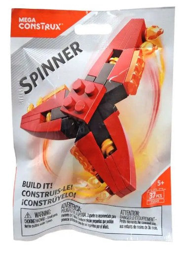 Mega Construx Spinner Red & Black
