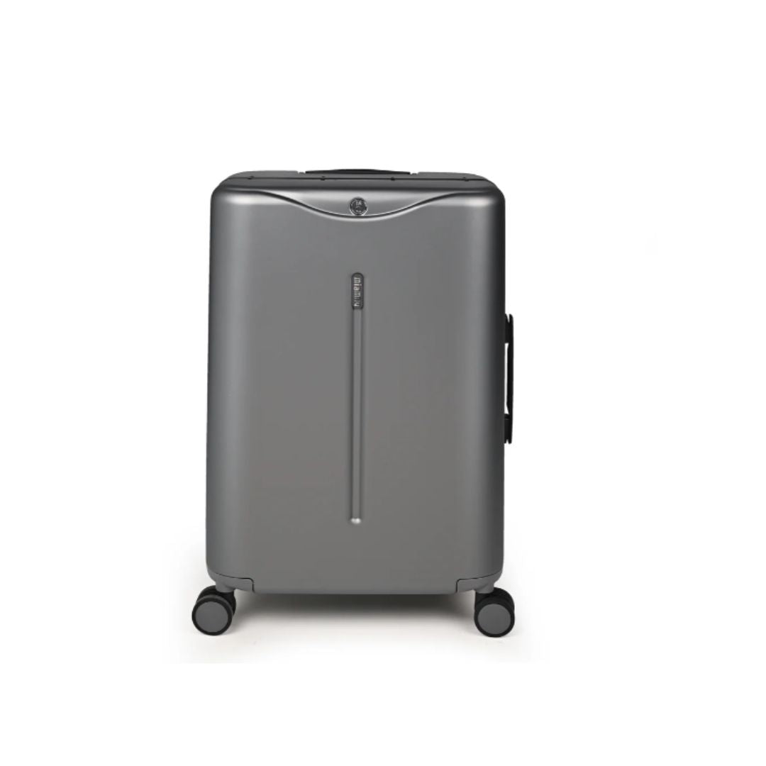 Miamily Charcoal Grey Ride-On Trolley Check-In Luggage 24 inches