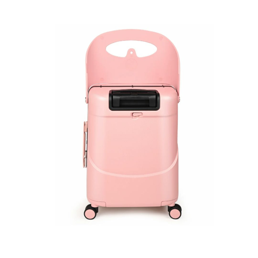 Miamily Dusty Pink Ride-On Trolley Carry-On Luggage 18 inches