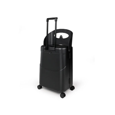 Miamily Midnight Black Ride-On Trolley Check-In Luggage 24 inches