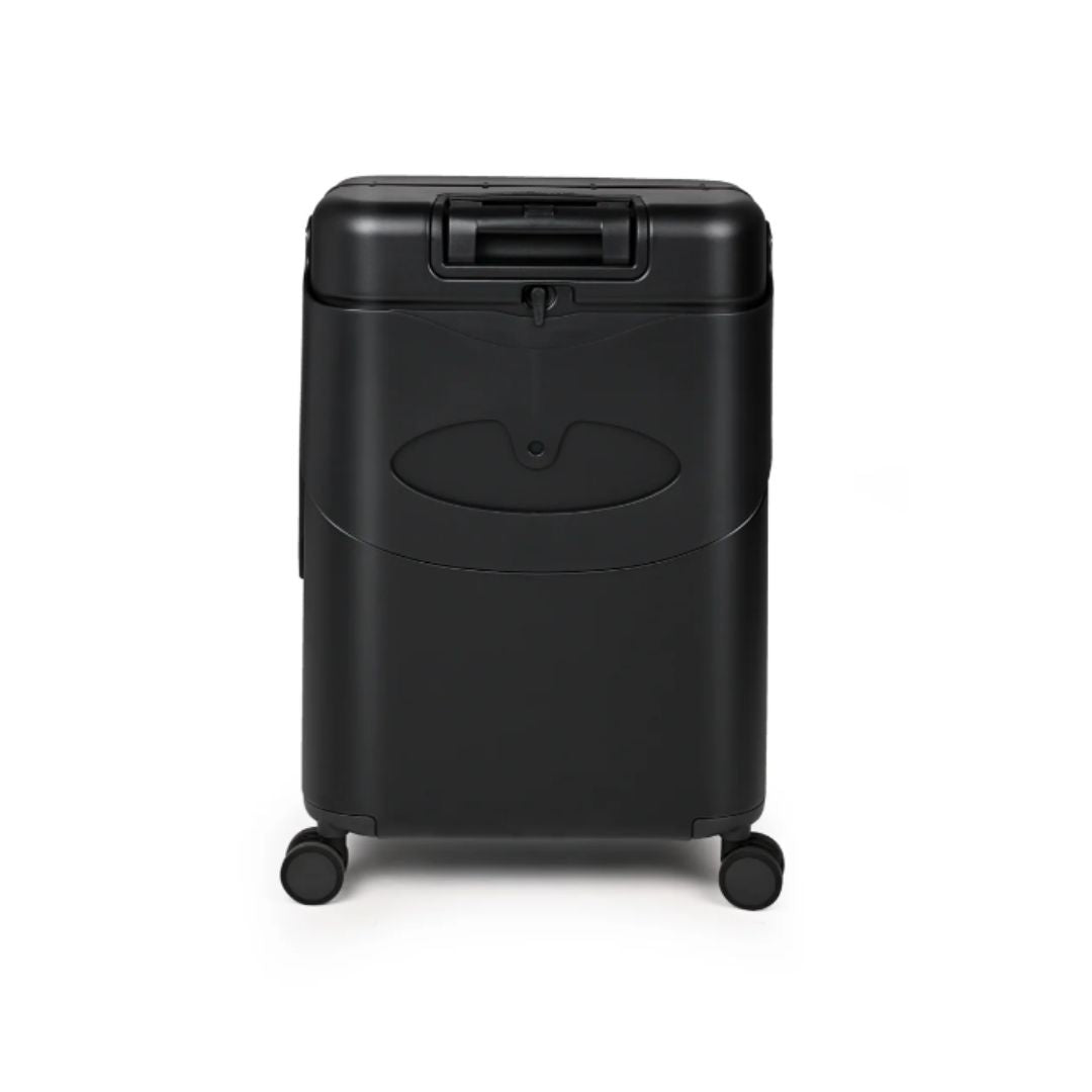 Miamily Midnight Black Ride-On Trolley Check-In Luggage 24 inches