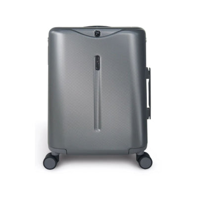 Miamily: Charcoal Grey Ride on Trolley Check-in Luggage 18 inches