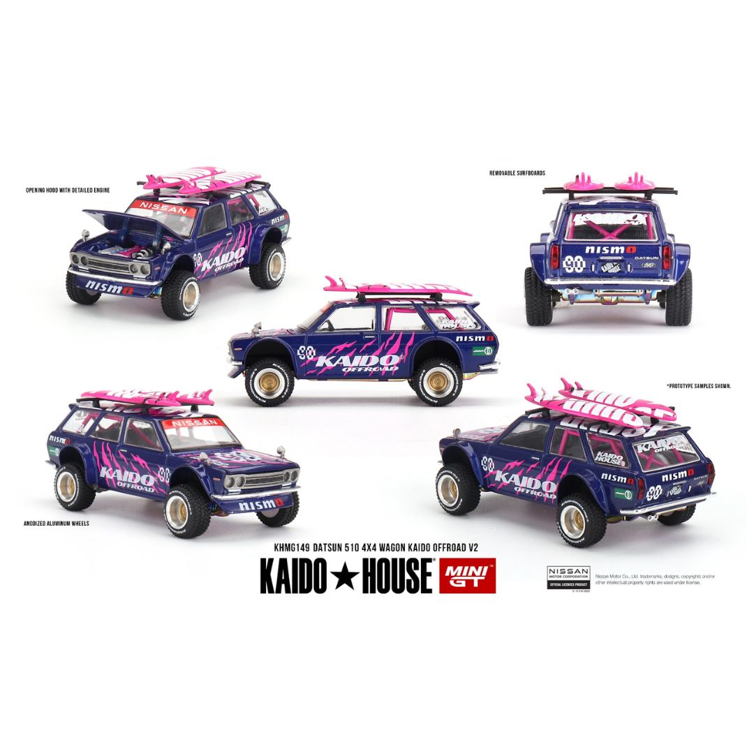 Kaido House #149: Datsun 510 4x4 Wagon Kaido Offroad V2 1:64