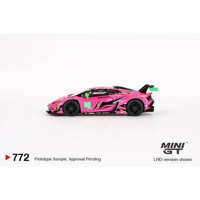 Mini GT #772: Lamborghini Huracán GT3 EVO2 #83 Iron Dames 2023 IMSA Daytona 24 Hrs