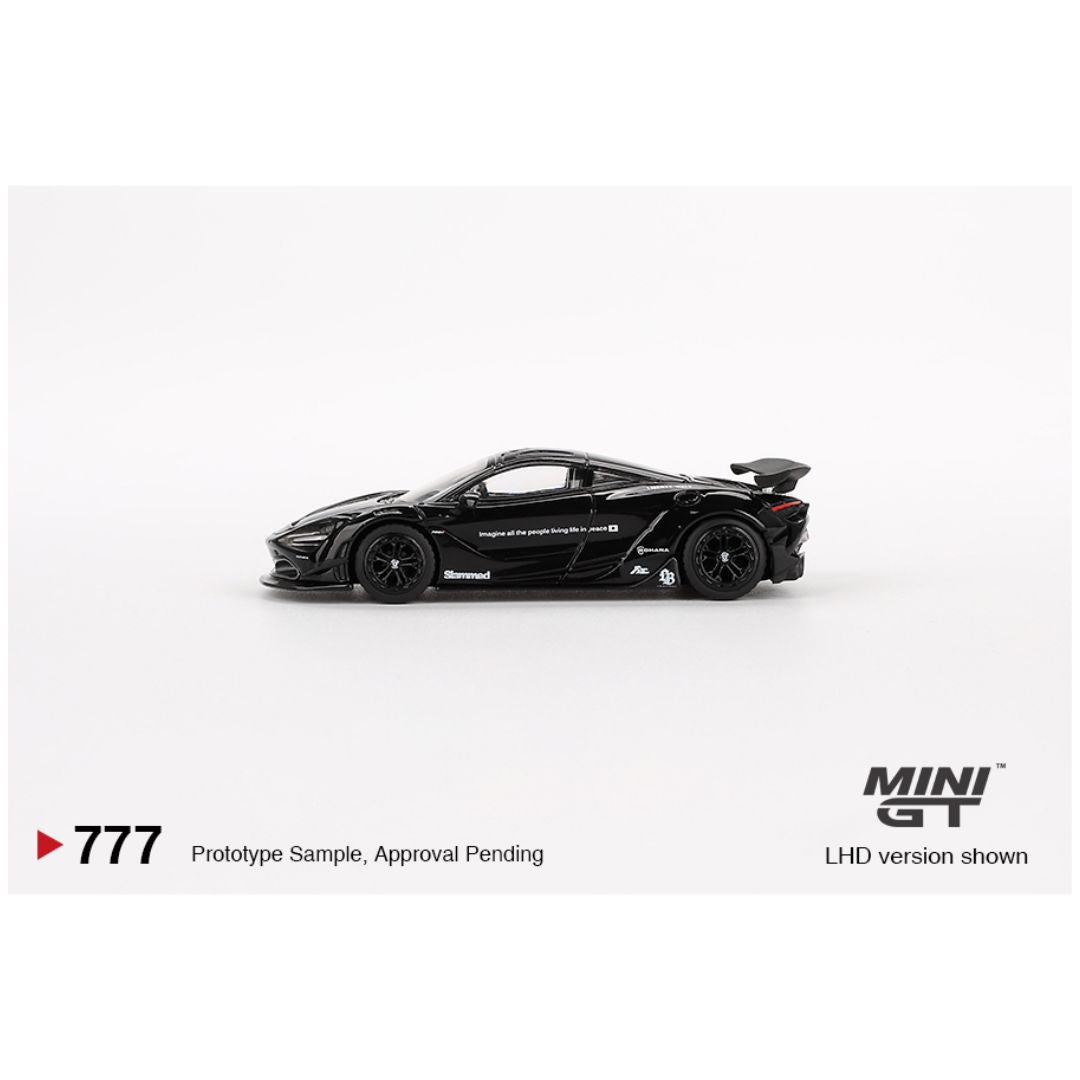 Mini GT #777: McLaren 720S LB☆Works Black 1:64 – Krazy Caterpillar