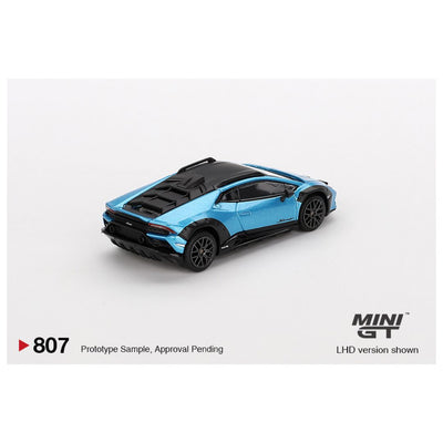 Mini GT #807: Lamborghini Huracán Sterrato Blu Aegir 1:64