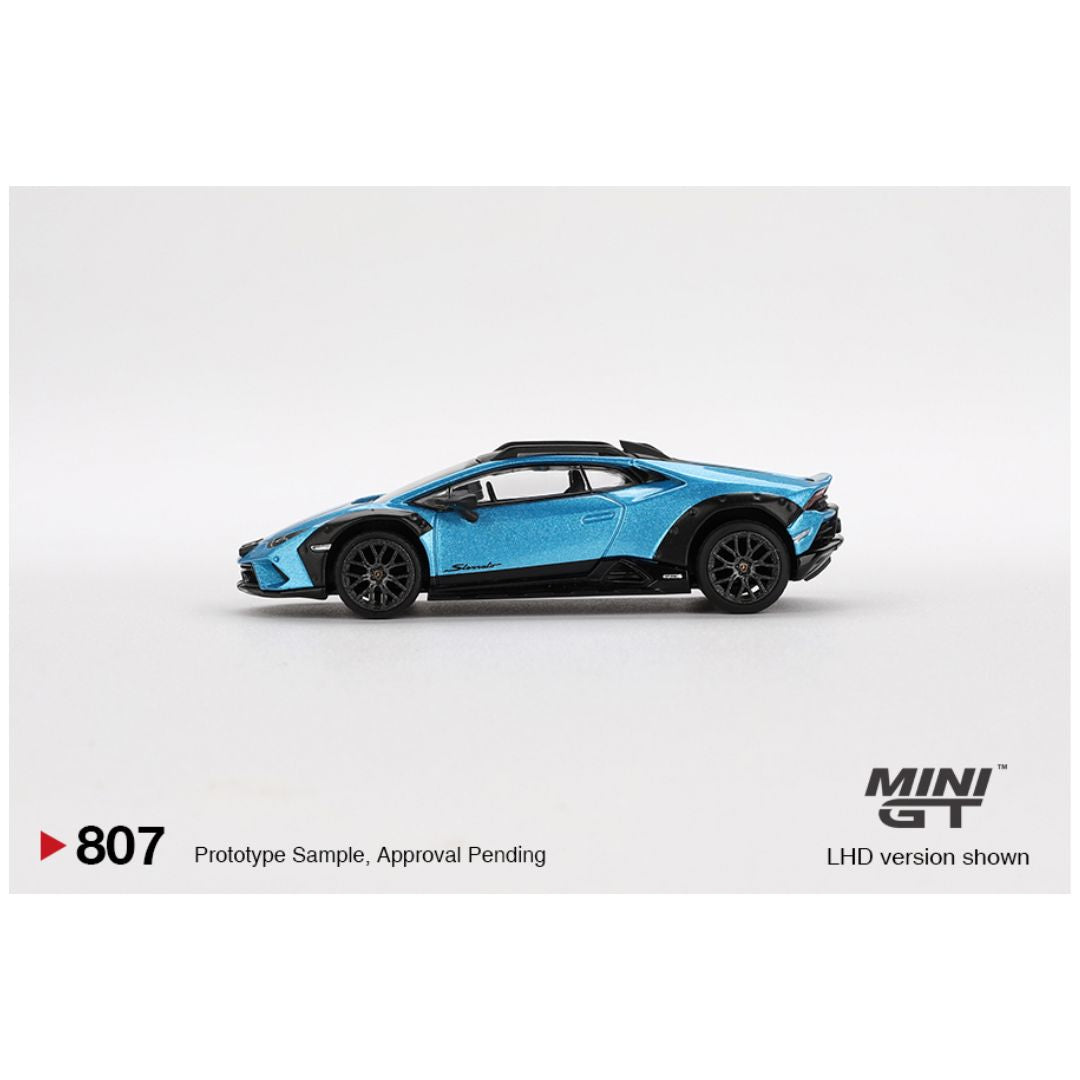 Mini GT #807: Lamborghini Huracán Sterrato Blu Aegir 1:64