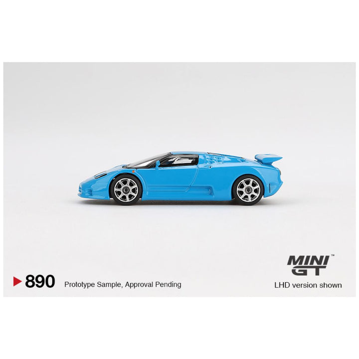 Mini GT #890: Bugatti EB110 Super Sport Blu Bugatti 1:64
