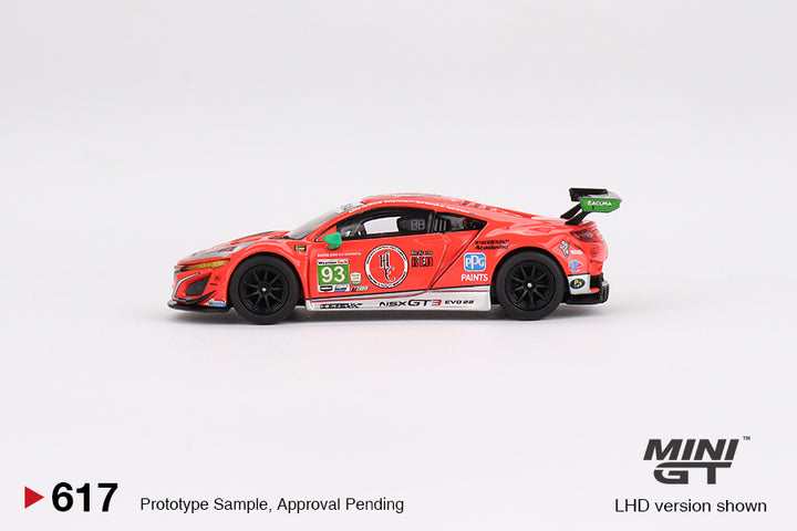 Voiture Miniature de Collection - TOP SPEED 1/18 - ACURA NSX GT3 Evo