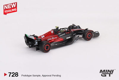 Mini GT #728: Alfa Romeo C43 #24 Zhou Guanyu 2023 F1 2023 Australian GP 1:64