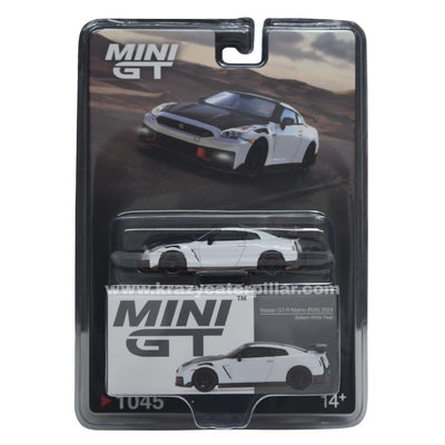 Mini GT Blister #1045: Nissan GT-R Nismo 2024 Brilliant White Pearl