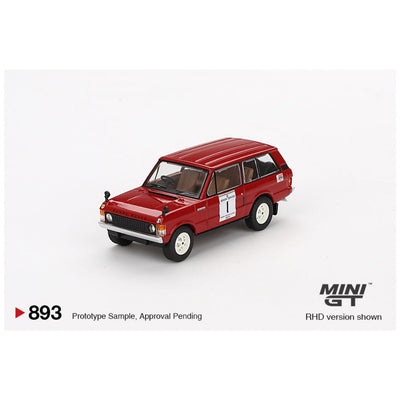 Mini GT Blister #893: Range Rover 1971 International Hillrally Winner