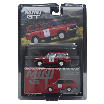 Mini GT Blister #893: Range Rover 1971 International Hillrally Winner
