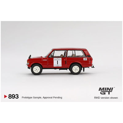 Mini GT Blister #893: Range Rover 1971 International Hillrally Winner