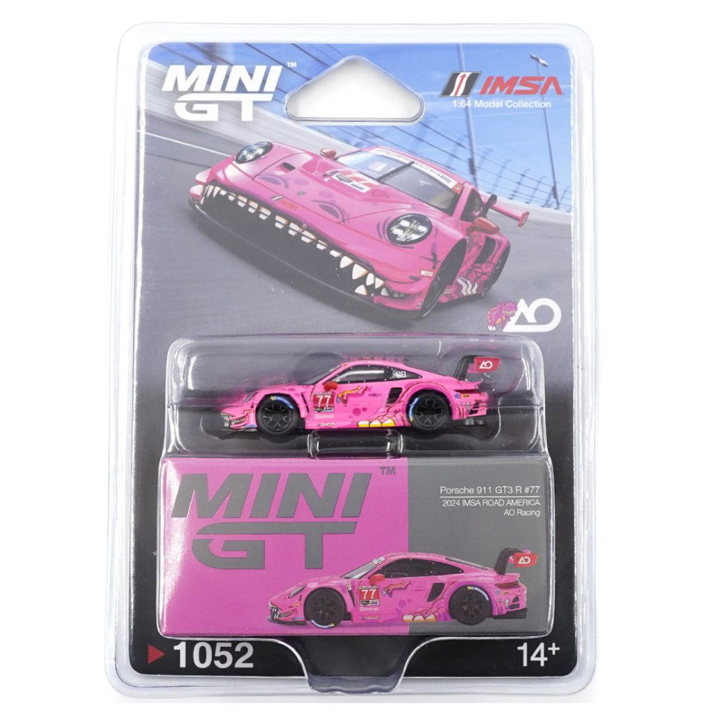 Mini GT Blister #1052: Porsche 911 GT3 R #77 AO Racing 2024 IMSA