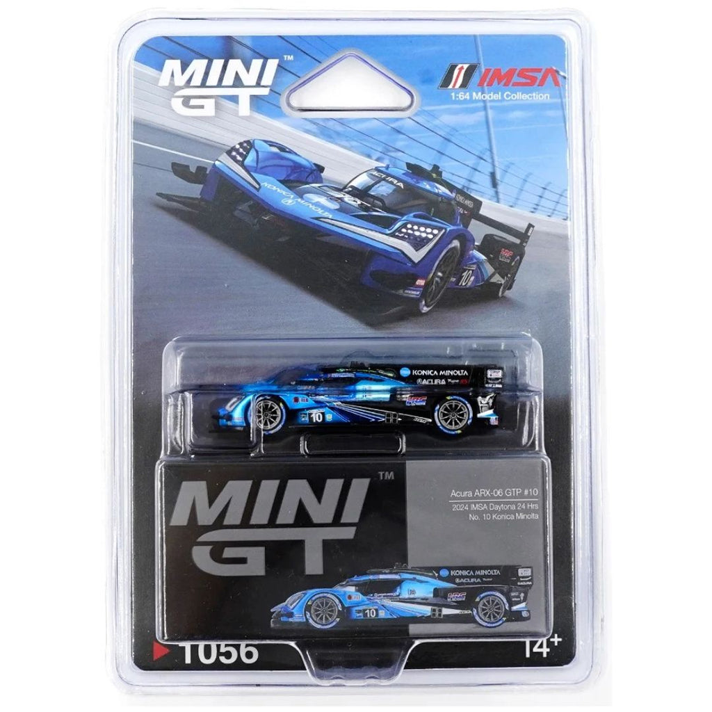 Mini GT Blister #1056: Acura ARX-06 GTP #10 Wayne Taylor Racing with Andretti 2024 IMSA Daytona 24 Hrs