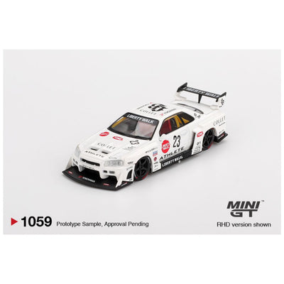 Mini GT Blister #1059: Nissan LB-ER34 Super Silhouette ATHLETE/COLLET