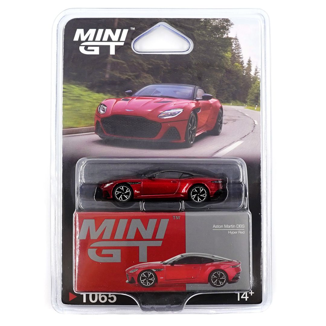 Mini GT Blister #1065: Aston Martin DBS Hyper Red