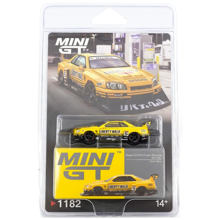 Mini GT Blister #1182: Nissan LB-ER34 Super Silhouette SKYLINE