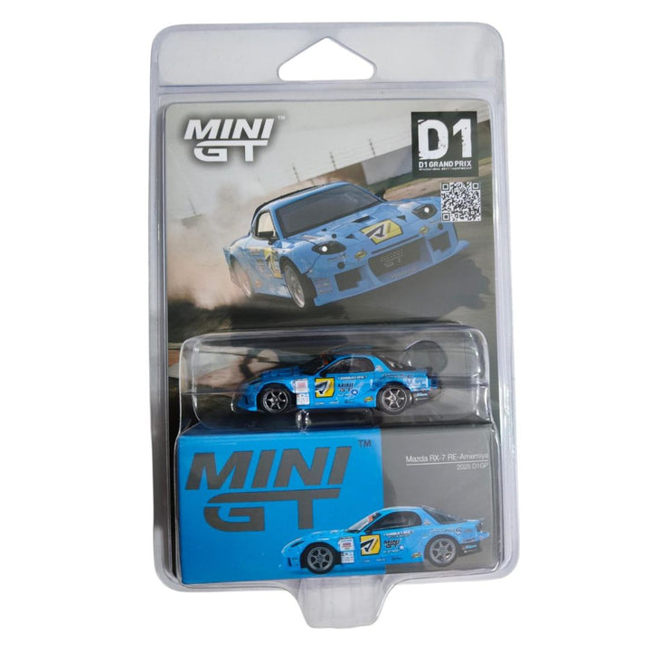 Mini GT Blister #1195: Mazda RX-7 RE-Amemiya 2025 D1GP – Krazy