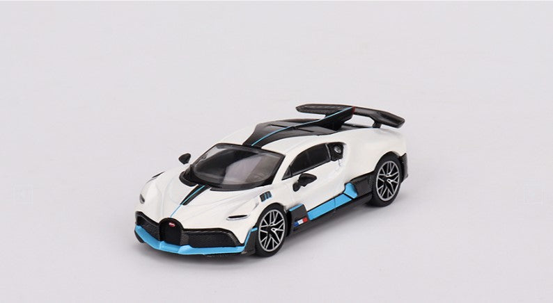 Mini GT Bugatti Divo White Die-Cast Scale Model (1:64)