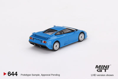 Mini GT Bugatti EB110 GT Blu Bugatti