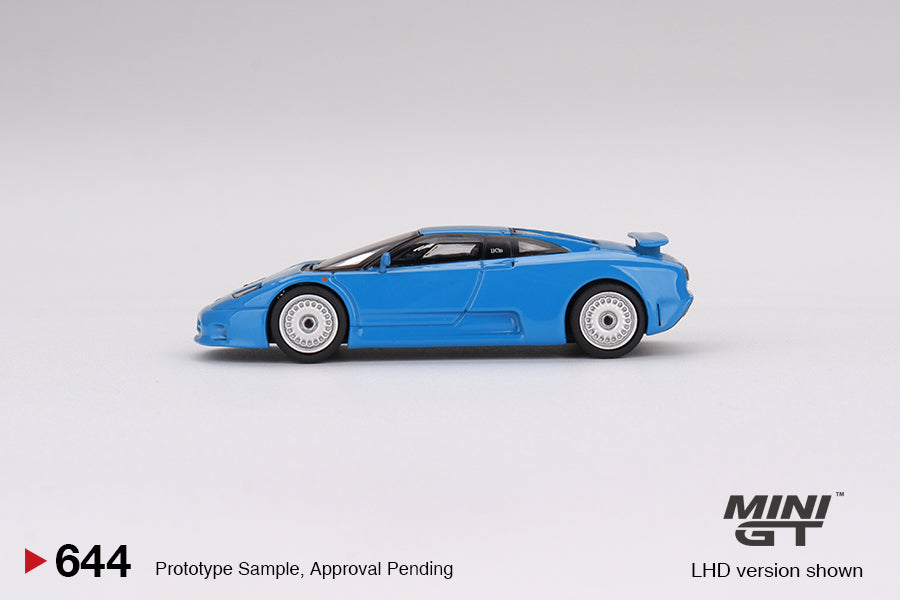 Mini GT Bugatti EB110 GT Blu Bugatti