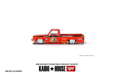 Mini GT #130: Chevrolet Silverado TAMIYA x KAIDO HOUSE "Clod Buster" 1:64