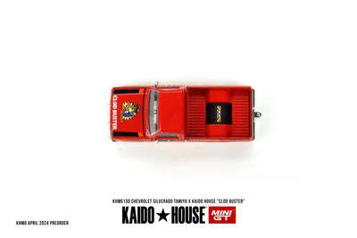 Mini GT #130: Chevrolet Silverado TAMIYA x KAIDO HOUSE "Clod Buster" 1:64