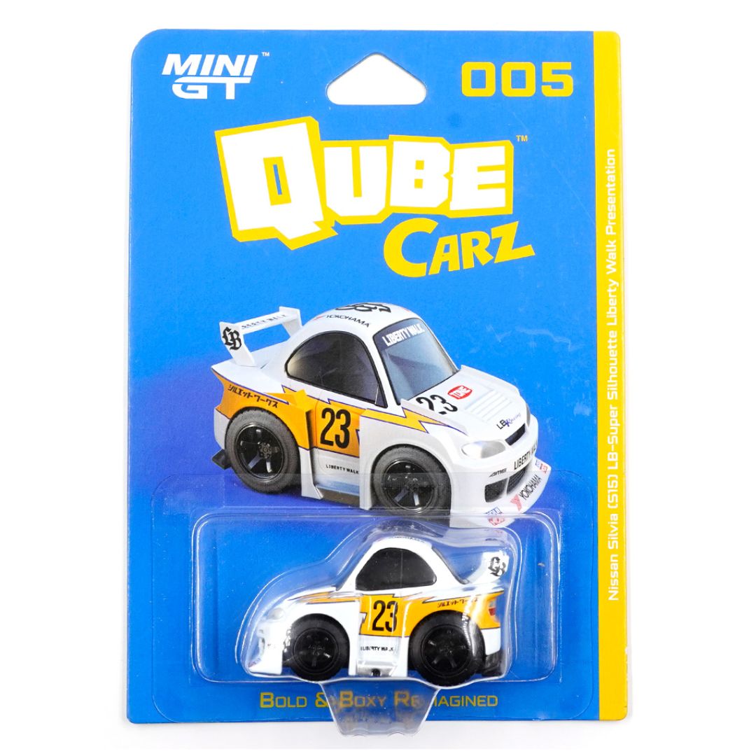 Mini GT Qube Carz #005: Nissan LB-Super Silhouette S15 SILVIA Liberty Walk Presentation