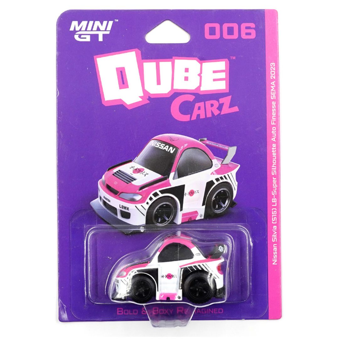 Mini GT Qube Carz #006: Nissan LB-Super Silhouette S15 SILVIA Auto Finesse SEMA 2023