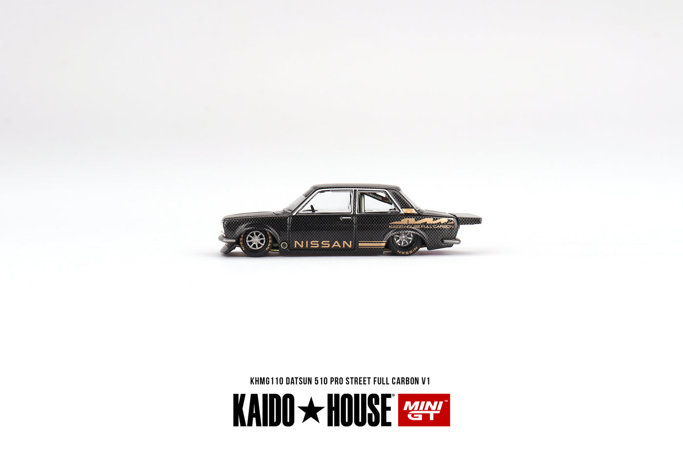 Mini GT: Datsun 510 Pro Street Full Carbon V1 (1:64)