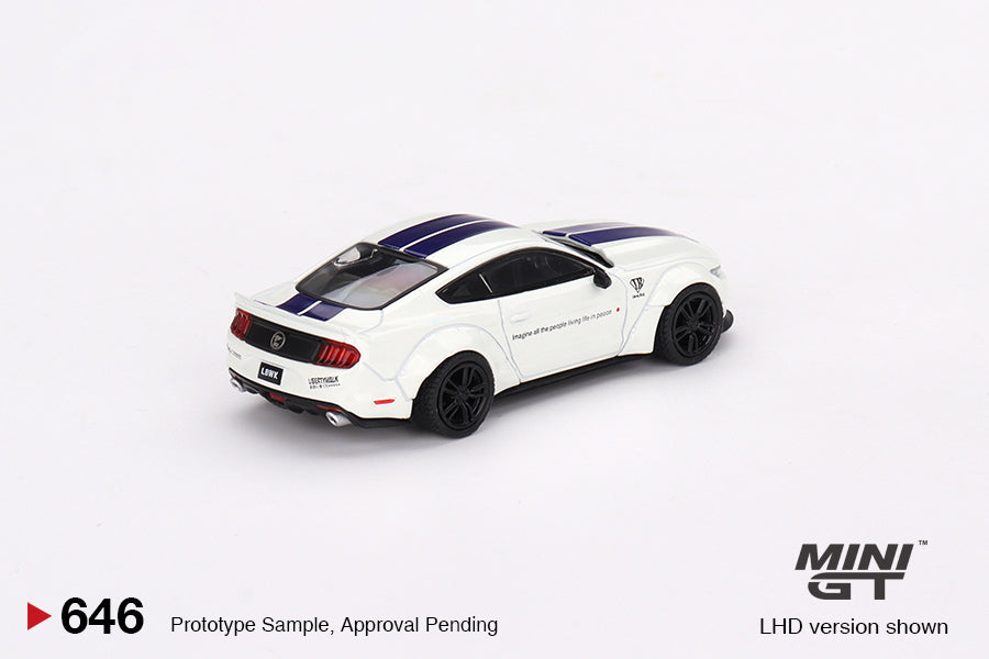 Mini GT FORD MUSTANG GT LB-WORKS White