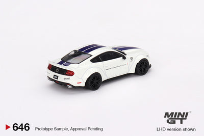 Mini GT FORD MUSTANG GT LB-WORKS White