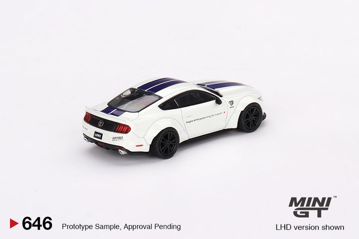 Mini GT FORD MUSTANG GT LB-WORKS White – Krazy Caterpillar