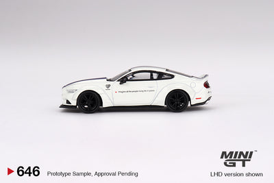 Mini GT FORD MUSTANG GT LB-WORKS White